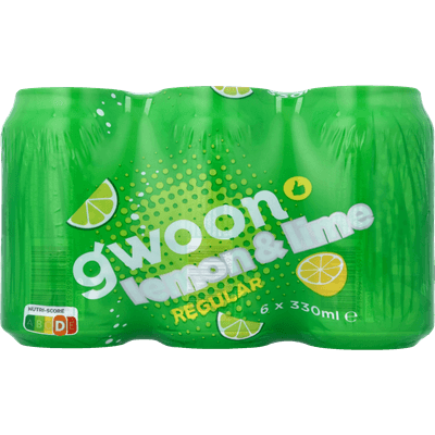 G'woon Lemon lime 6x33 cl