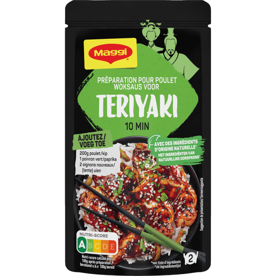 Foto van Maggi Woksaus teriyaki op witte achtergrond