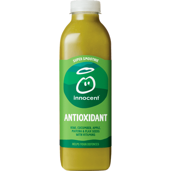 Foto van Innocent Smoothie antioxidant op witte achtergrond