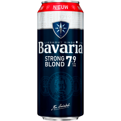 Foto van Bavaria Strong blond op witte achtergrond