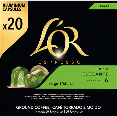 L'Or Lungo Elegante Koffiecups Voordeelpak