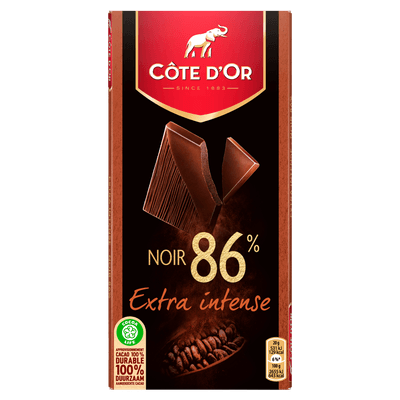 Côte d'Or Chocoladereep noir 85% extra intens