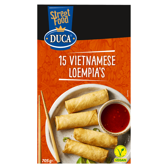 Foto van Duca Vietnamese loempias 15 stuks op witte achtergrond