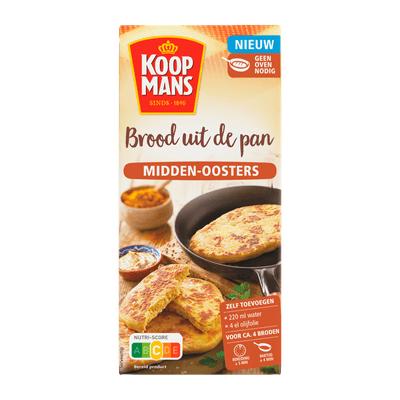 Koopmans Brood uit de pan midden oosters