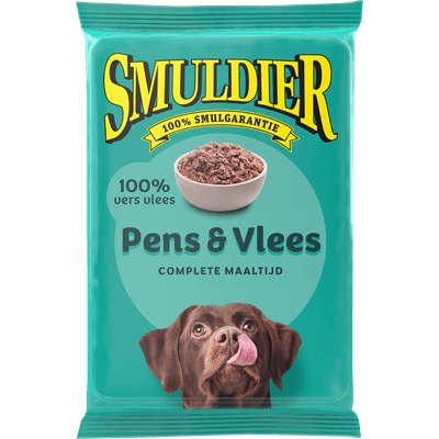 Smuldier Pens en vlees compleet