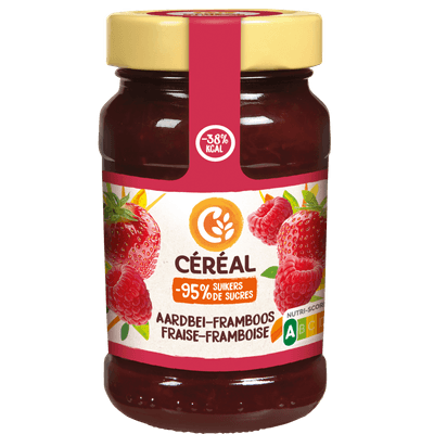 Céréal Jam aardbei & framboos