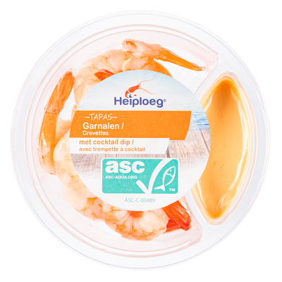 Heiploeg Garnalen met cocktail dip