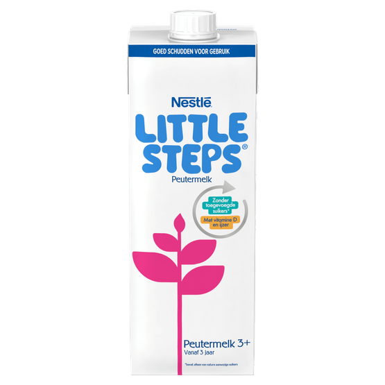 Foto van Nestlé Little steps peutermelk 3+ op witte achtergrond