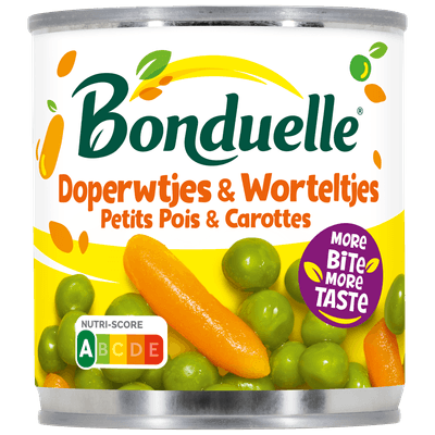 Bonduelle Doperwtjes & worteltjes extra fijn