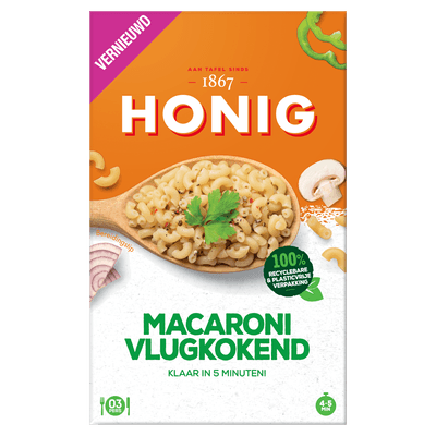 Honig Macaroni vlugkokend