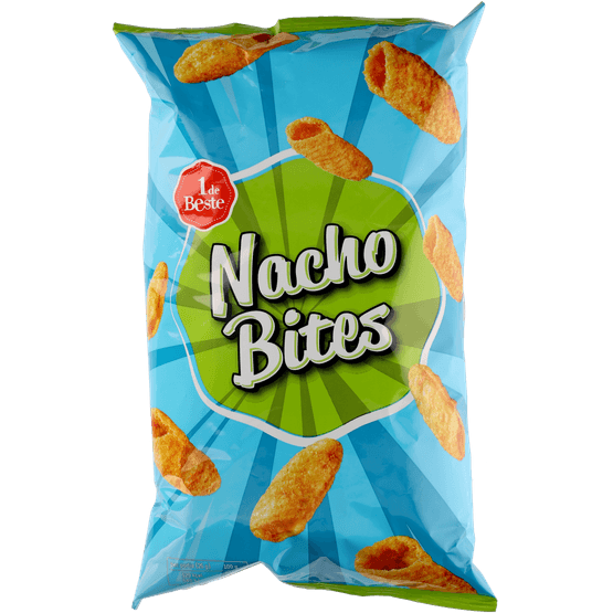 Foto van 1 de Beste Nacho bites op witte achtergrond