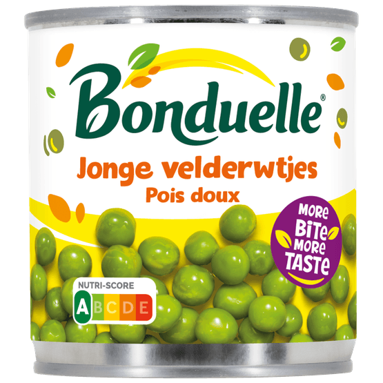 Foto van Bonduelle Velderwtjes jong op witte achtergrond