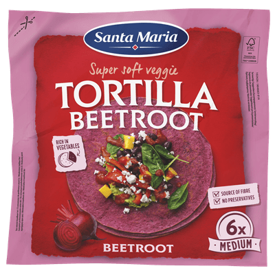 Santa Maria Tortilla beetroot medium