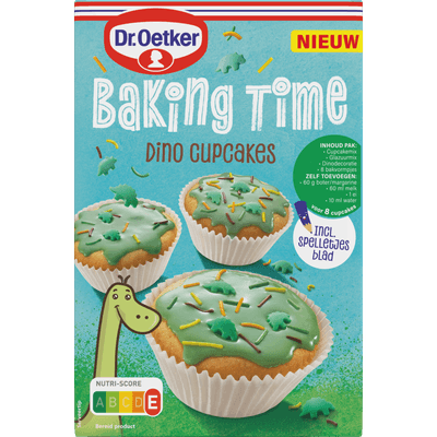 Dr. Oetker Cupcakes baking time dino