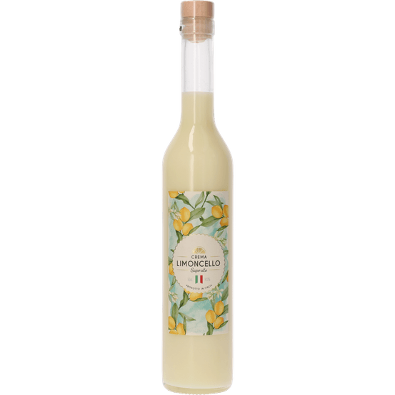 Foto van Saporito Crema limoncello op witte achtergrond