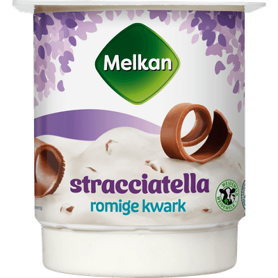 Melkan Halfvolle kwark stracciatella