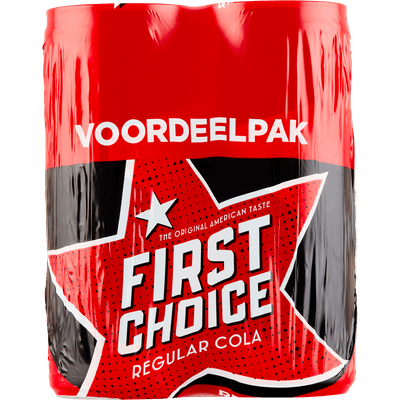 First Choice Cola Cola regular 4x25 cl