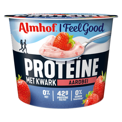 Almhof I feel good kwark proteine aardbei