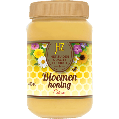 Het Zuiden Bloemen honing crème