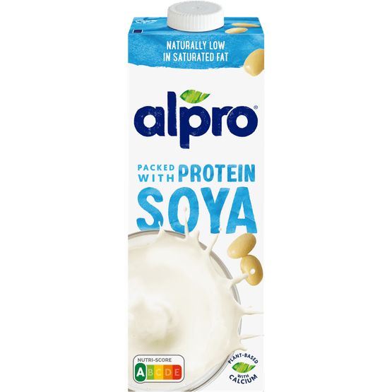 Foto van Alpro Sojadrink original op witte achtergrond