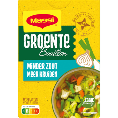 Maggi Bouillonblokjes groente minder zout