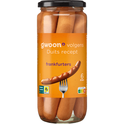 G'woon Frankfurter 6 st.