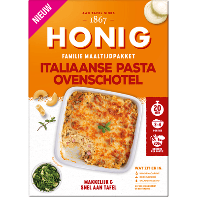 Honig Familiegerecht italiaanse ovenpasta