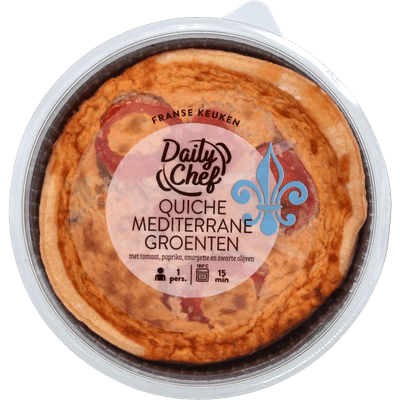 Daily Chef Quiche mediterrane groente