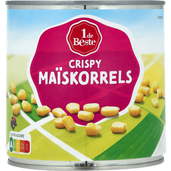 Foto van 1 de Beste Crispy maiskorrels op witte achtergrond