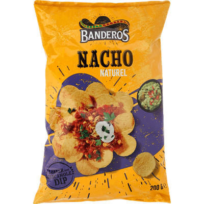 Banderos Nacho chips naturel