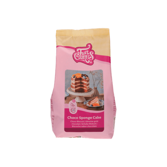 Foto van FunCakes Mix voor choco biscuit op witte achtergrond