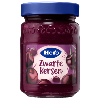 Hero Vruchtenspread zwarte kersen