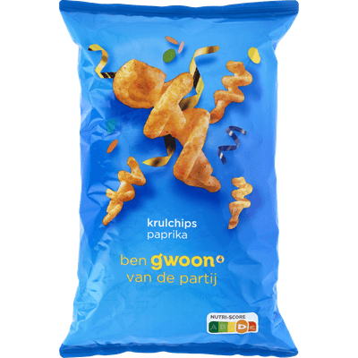 G'woon Krulchips paprika