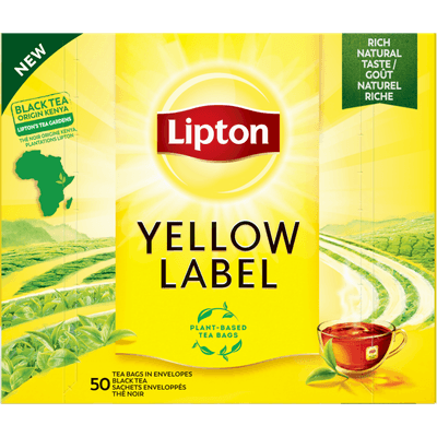 Lipton Thee yellow tea kop 50 zk.