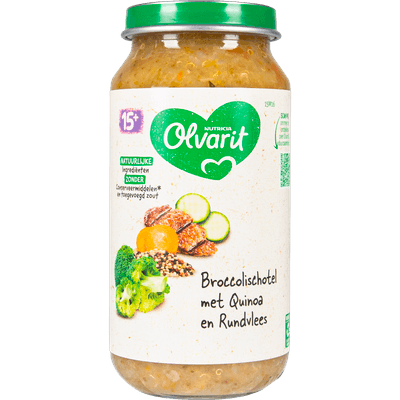 Olvarit 15m16 broccoli-quinoa-rundvlees