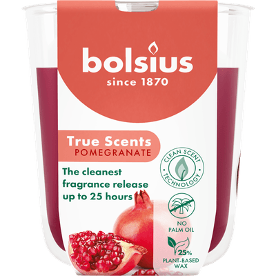 Bolsius Geurglas pomegranate 25 uur