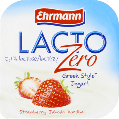 Ehrmann Kwark-yoghurt lacto zero aardbei