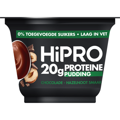 Hipro Proteine pudding chocolade-hazelnoot