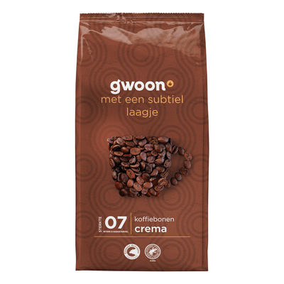 G'woon Koffiebonen crema