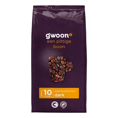 G'woon Koffiebonen dark espresso