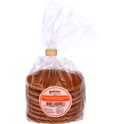 G'woon Stroopwafels karamel zeezout