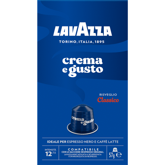 Foto van Lavazza Koffiecups alu crema e gusto op witte achtergrond