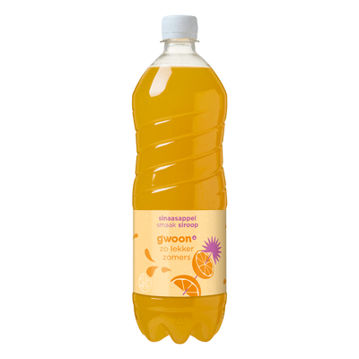 G'woon Limonadesiroop sinaasappel