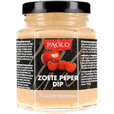 Paolo Zoete peper tomaat dip