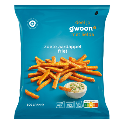 G'woon Friet zoete aardappel