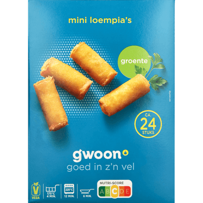 G'woon Mini loempia groente 24 st.