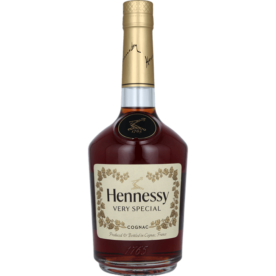 Foto van Hennessy Cognac vs op witte achtergrond