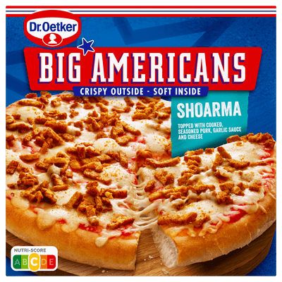 Dr. Oetker Pizza big americans shoarma