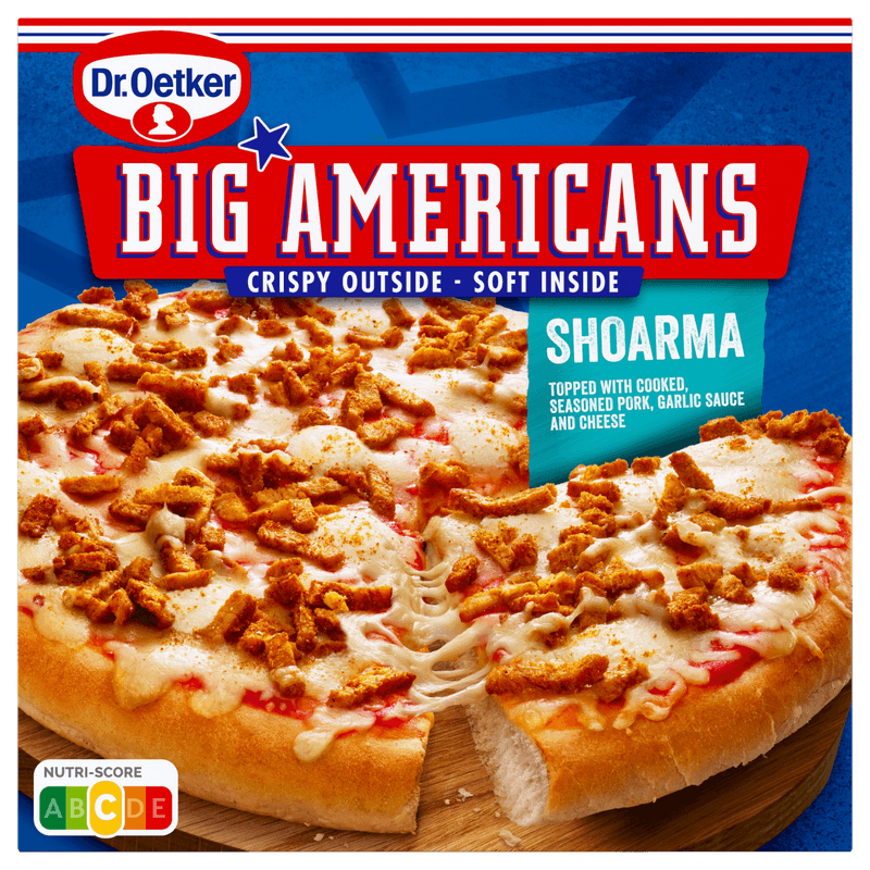 Dr. Oetker Pizza big americans shoarma Dirk
