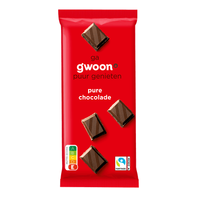 G'woon Chocoladereep puur